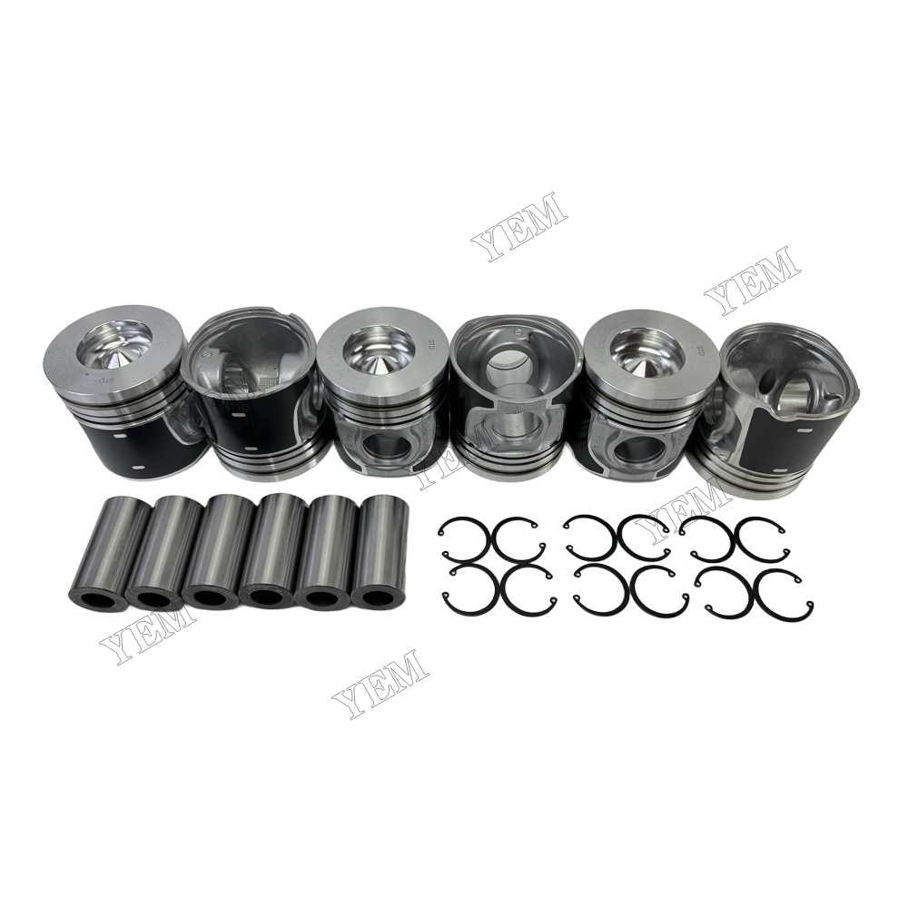 YEM Parts 3660149 T409106 Piston With Pin and Circlip for Perkins 1106A-70T Spare Parts For Perkins