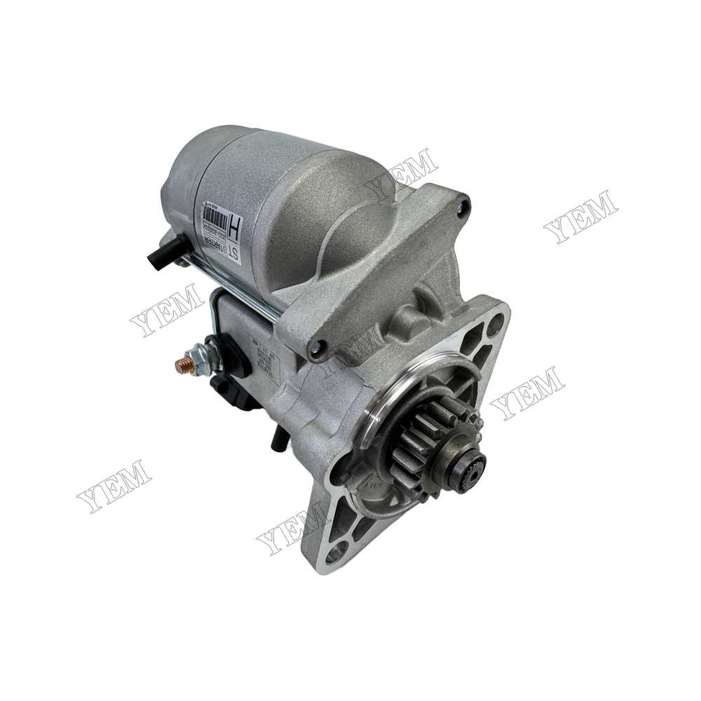 YEM Parts 12V 1.4kW 15T Starter Motor 119740-77020 119540-77010 for Yanmar Engine 3TNV70 For Yanmar