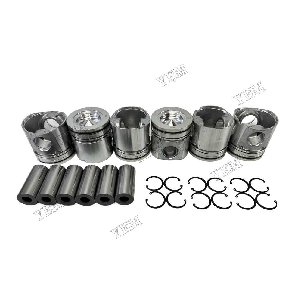 YEM Parts Piston Kit 3972880 for Cummins Engine ISB5.9 ISBE ISBE4 QSB