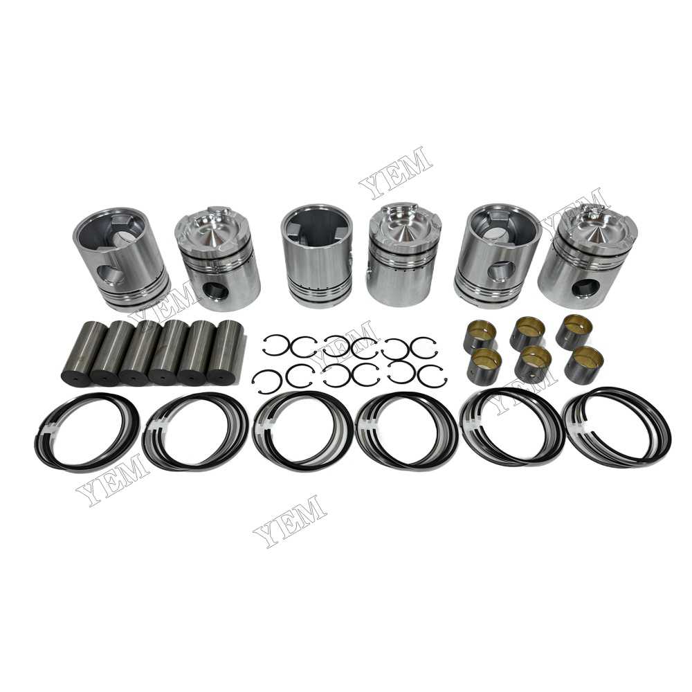 YEM Parts Piston and Rings for Cummins NHC-250 Diesel Engine Spare Parts