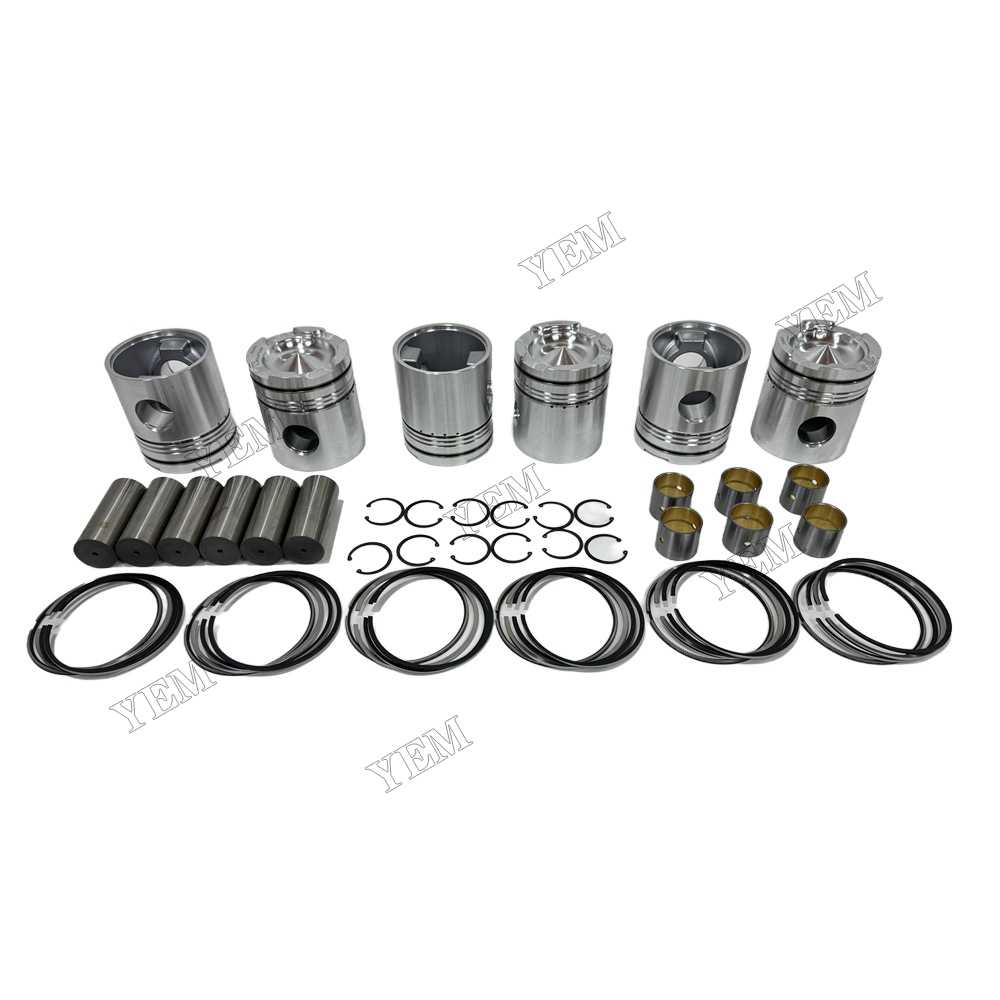 YEM Parts Piston and Rings for Cummins NHC-250 Diesel Engine Spare Parts