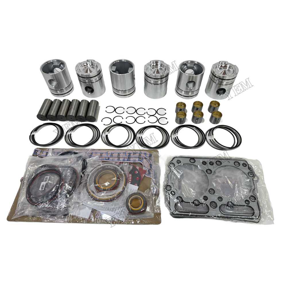 YEM Parts Piston and Rings With Gasket Set for Cummins NHC-250 Diesel Engine Spare Parts