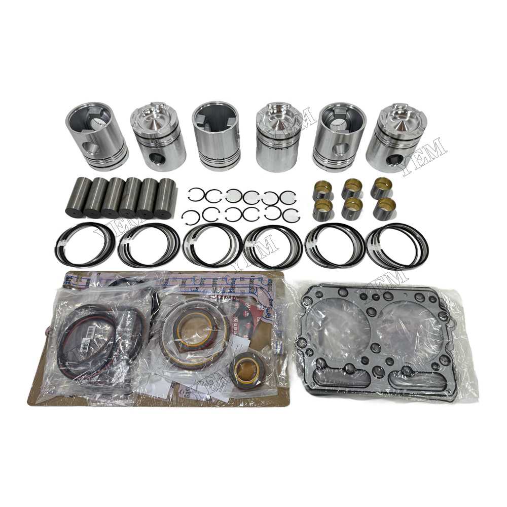 YEM Parts Piston and Rings With Gasket Set for Cummins NHC-250 Diesel Engine Spare Parts