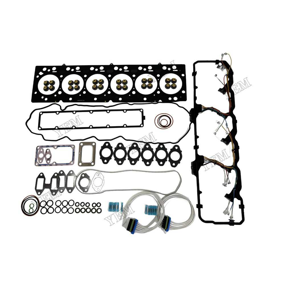 YEM Parts 4376090 Upper Gasket Kit for Cummins QSB6.7 Diesel Engine Spare Parts For Cummins