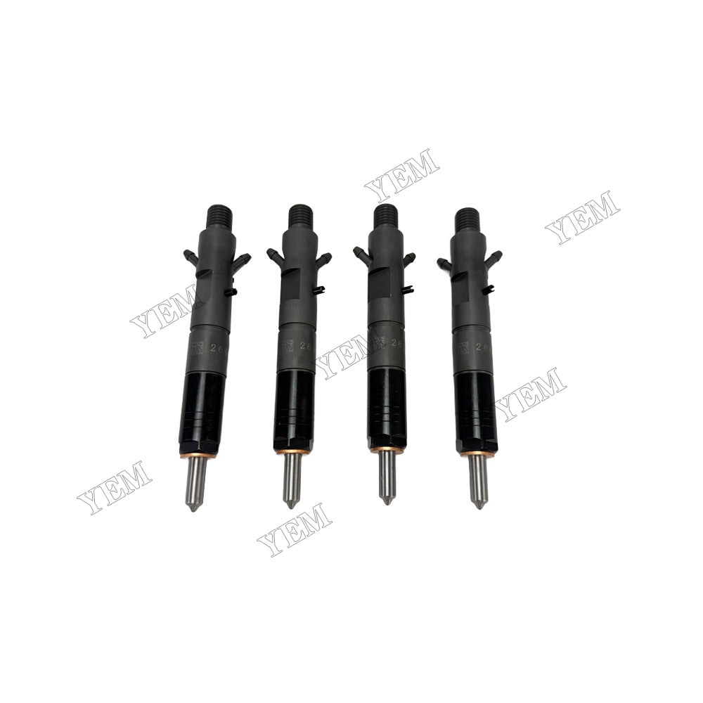 YEM Parts 4 Pcs Fuel Injector 2645K012 LJBB03202A for Perkins Engine 1100 1103 1104