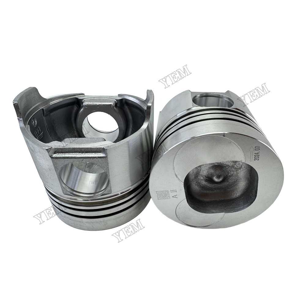 YEM Parts Piston With Pin and Circlip for FAWDE 4DX21-53D Diesel Engine Spare Parts For FAWDE