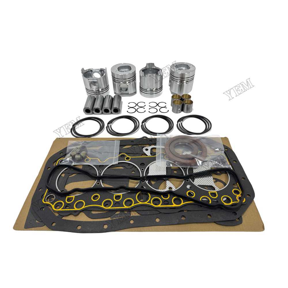 YEM Parts Piston and Rings With Gasket Set for FAWDE 4DX21-53D Diesel Engine Spare Parts