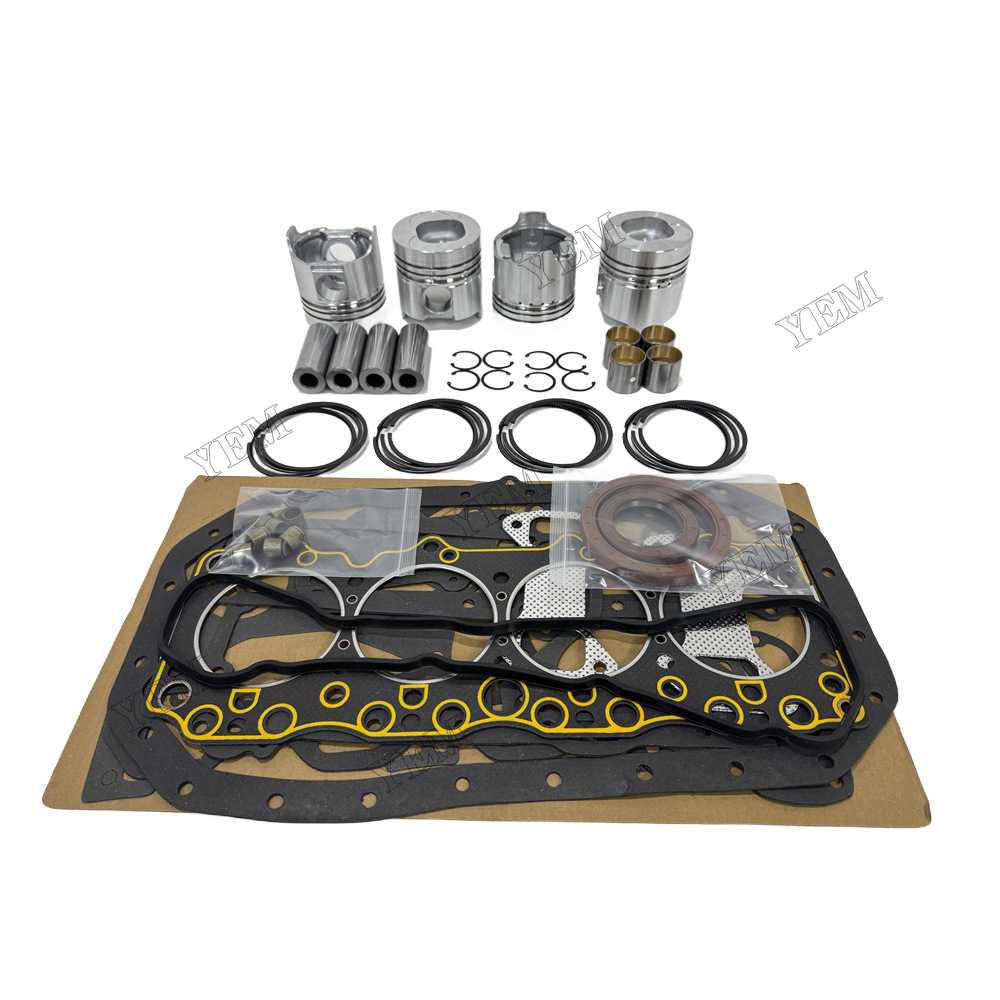 YEM Parts Piston and Rings With Gasket Set for FAWDE 4DX21-53D Diesel Engine Spare Parts For FAWDE