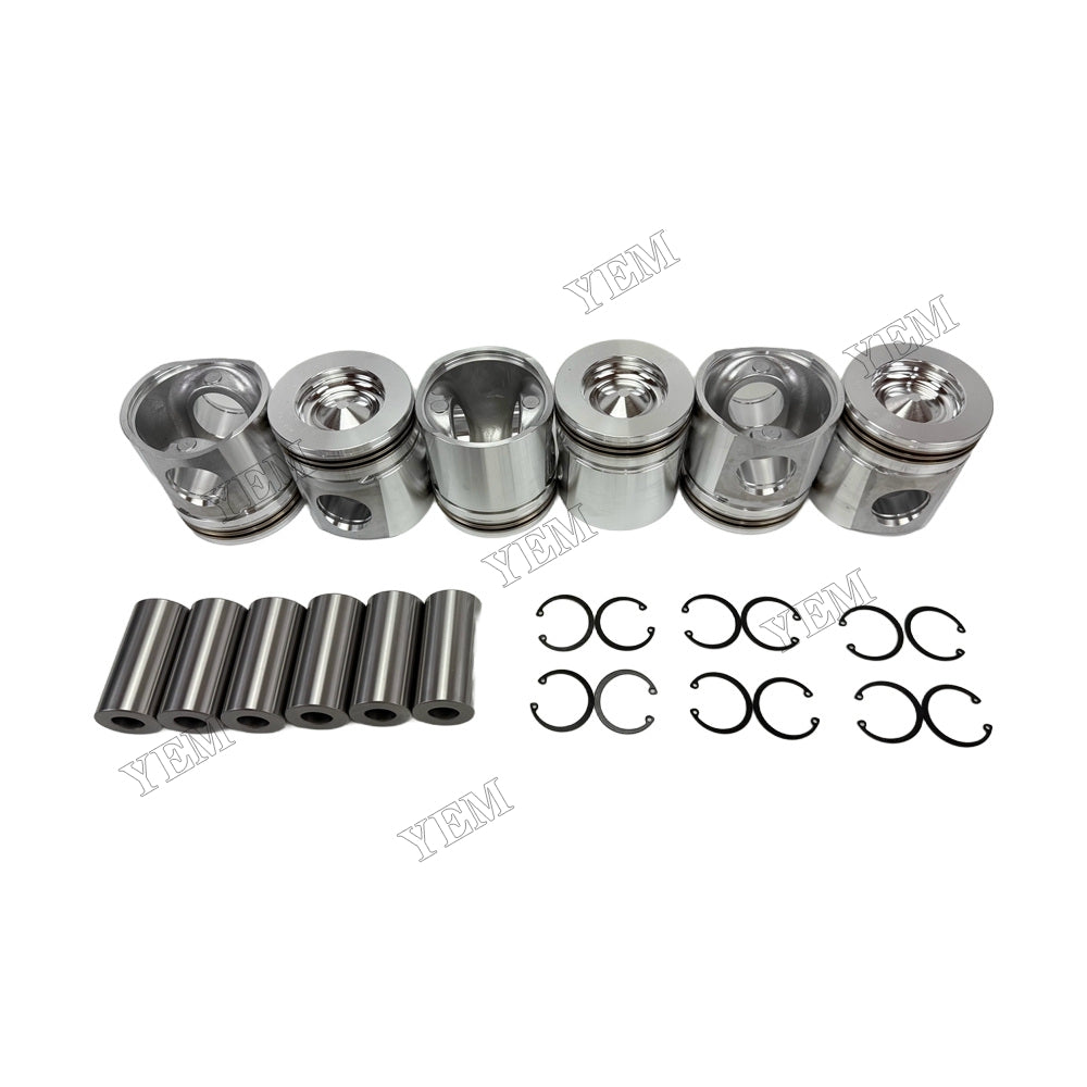 YEM Parts 3943367 Piston + Pin for Cummins ISC8.3 Diesel Engine Spare Parts
