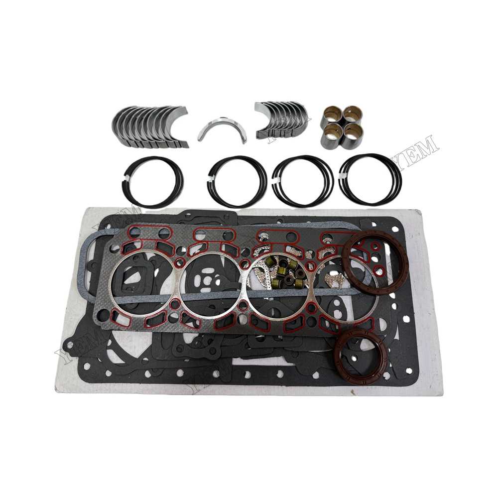 YEM Parts Piston Ring + Overhaul Gasket Kit + Main for YANGDONG YND490D Spare Parts