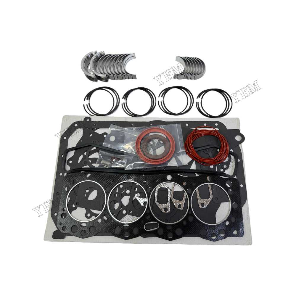 YEM Parts Piston Ring + Overhaul Gasket Kit + Main for Yuchai R4108ZY4 Spare Parts For Yuchai