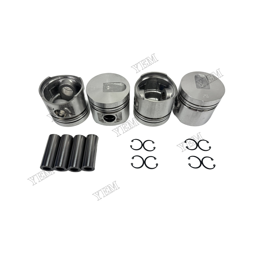 YEM Parts Piston + Pin for Mitsubishi S4E2 Diesel Engine Spare Parts