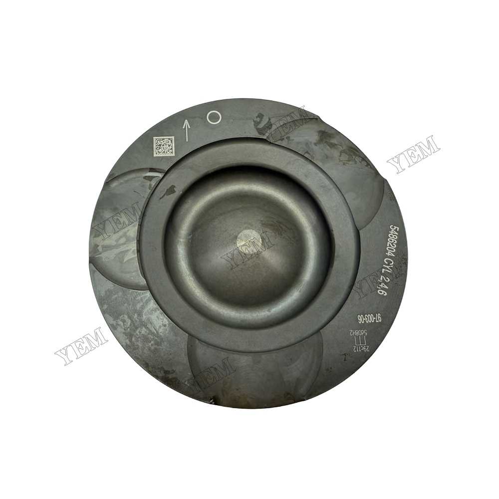 YEM Parts 5486204 Piston + Pin for Cummins QSG12 Diesel Engine Spare Parts For Cummins