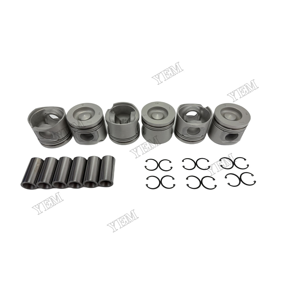 YEM Parts +0.5 Piston Kit With Ring 04284179 for Deutz Engine BF4M2012C BF4M2012 BF6M2012