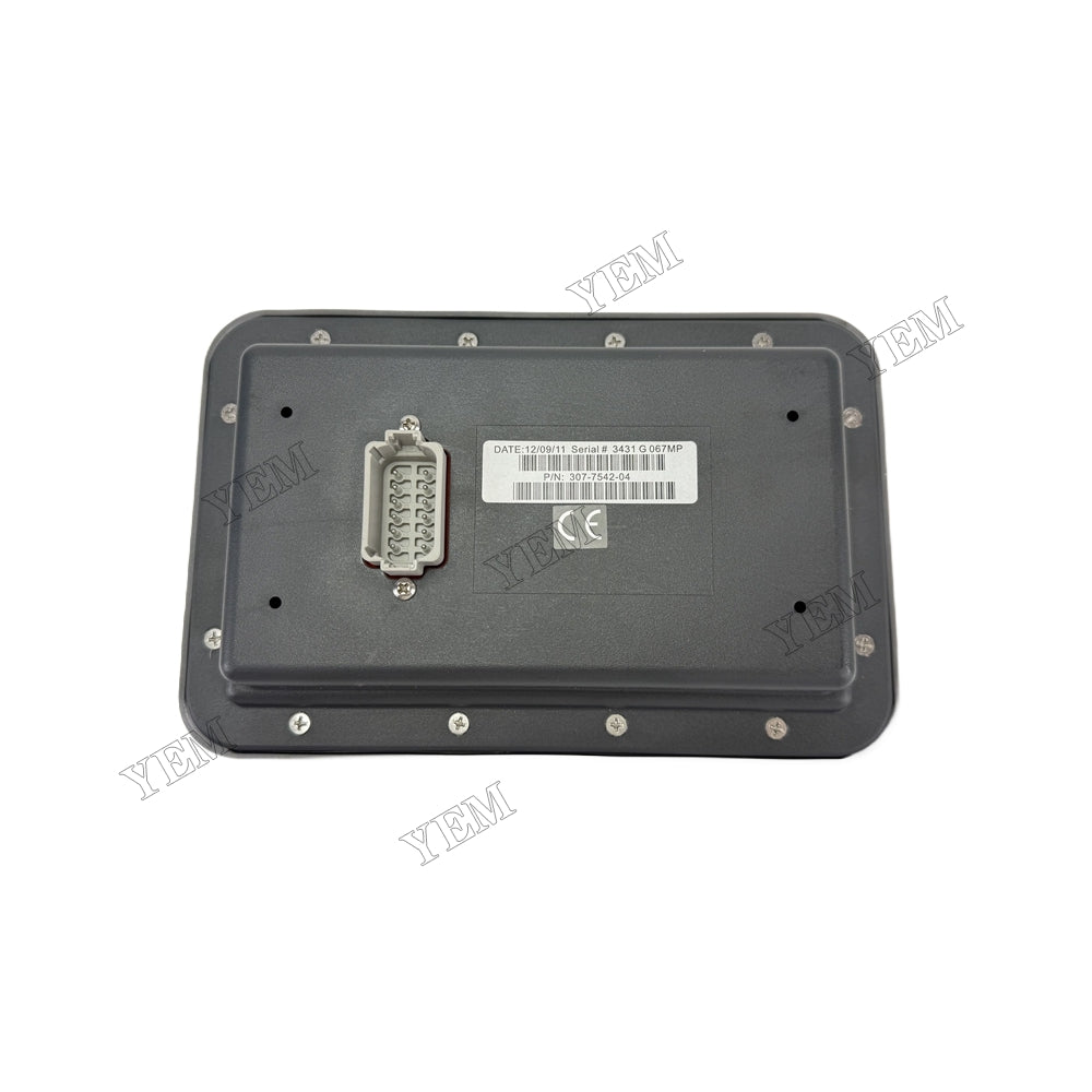 YEM Parts 307-7542-04 LCD Instrument Cluster for Caterpillar C9 Replacement Engine