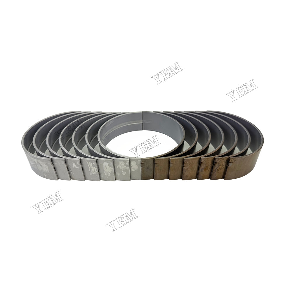 YEM Parts 1 Set Main Bearing & Thrust Plate 2881961 for Cummins Engine ISX ISX11.9 ISX12 For Cummins
