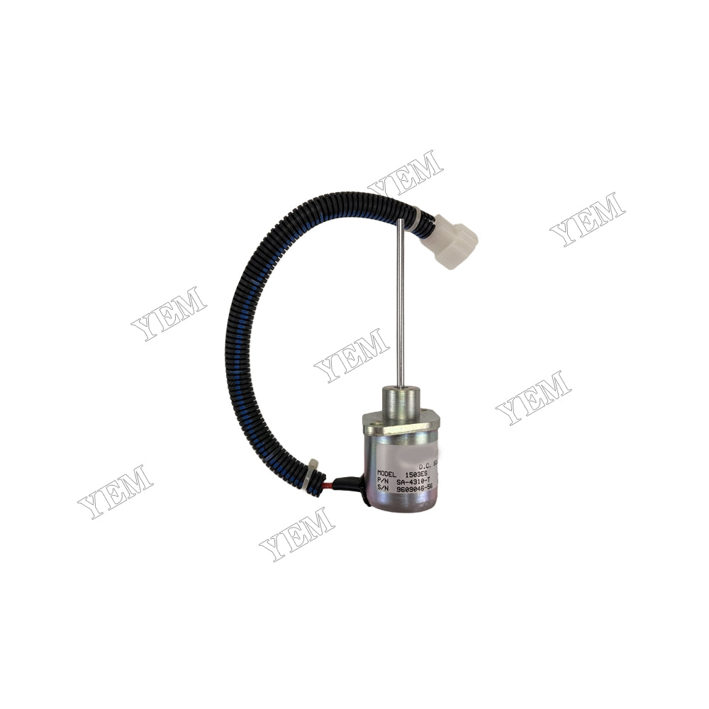YEM Parts 12V Stop Solenoid 17490-60010 SA-4310-12 for Kubota Engine D1703 Tractor L3408 For Kubota