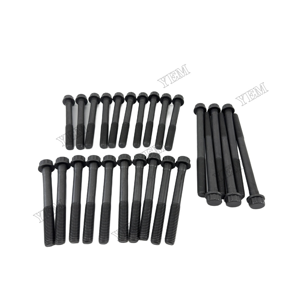 YEM Parts ME011016 ME011015 Cylinder Head Bolt for Mitsubishi 6D34 Spare Parts For Mitsubishi