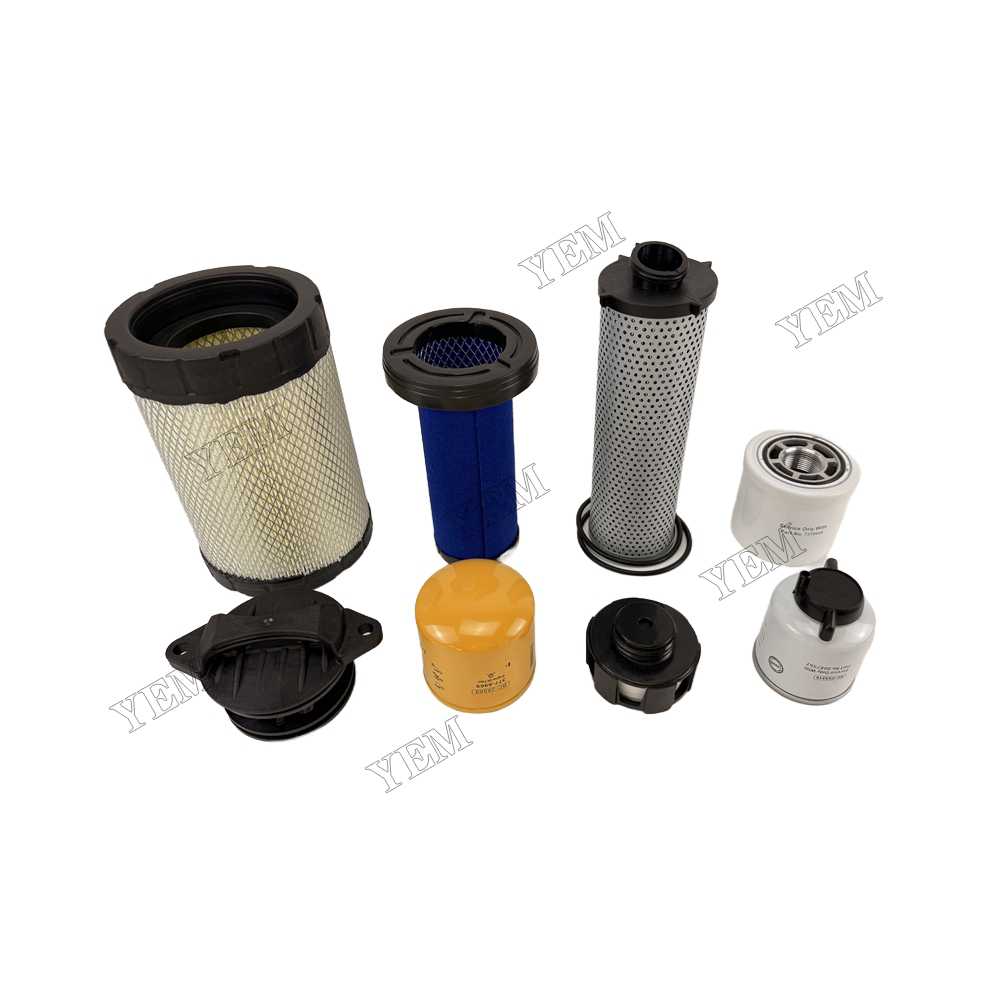 YEM Parts 1000/2000 Hour Maintenance Filter Kit 7333712 for Bobcat Loader S630 S650 T630 For Bobcat