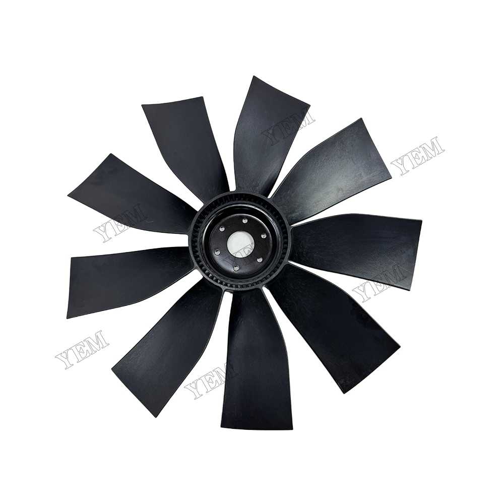 YEM Parts Fan Blade 21034351 for Volvo Penta Engine TAD1340VE TAD1341VE TAD1342VE For Komatsu