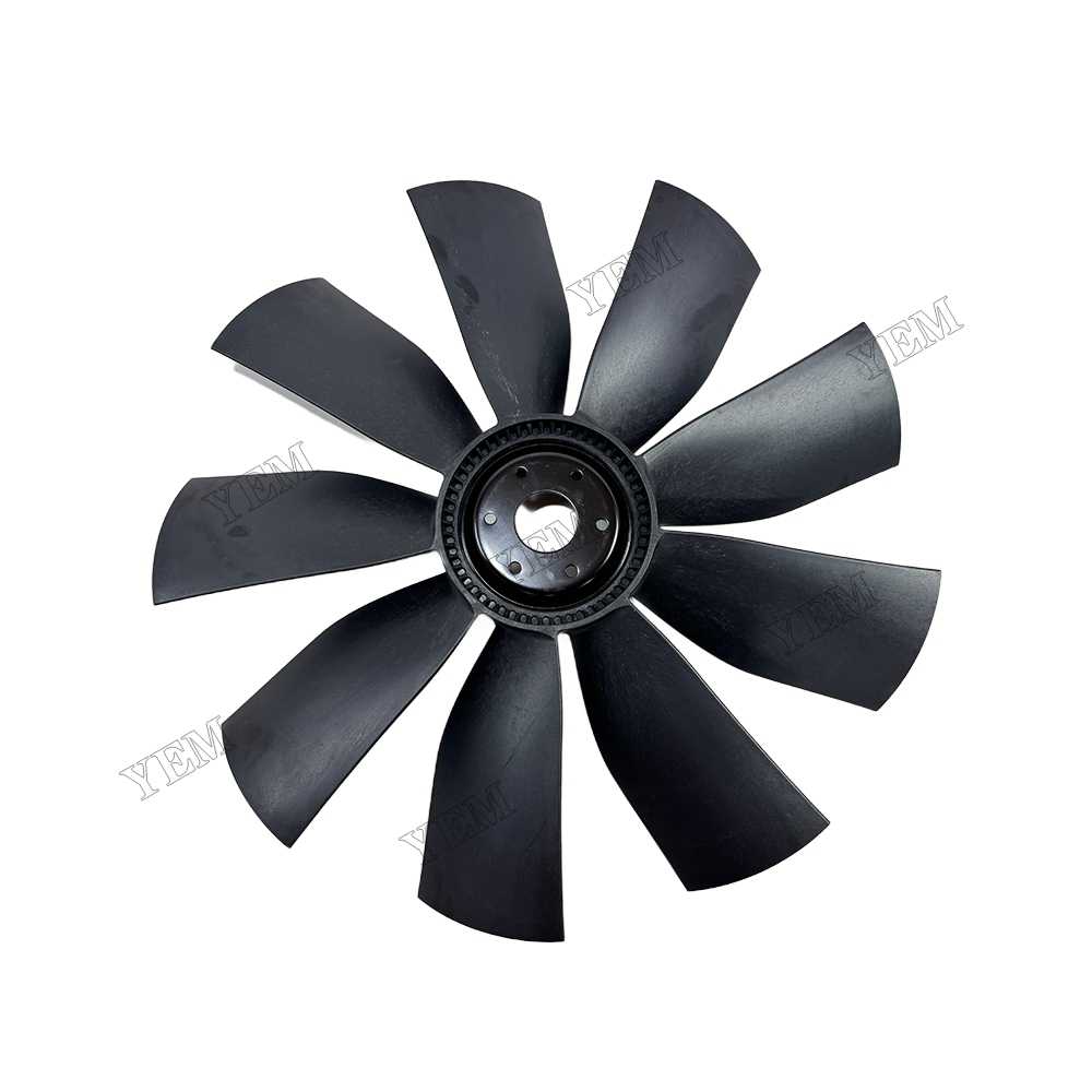 YEM Parts Fan Blade 21034351 for Volvo Penta Engine TAD1340VE TAD1341VE TAD1342VE For Komatsu