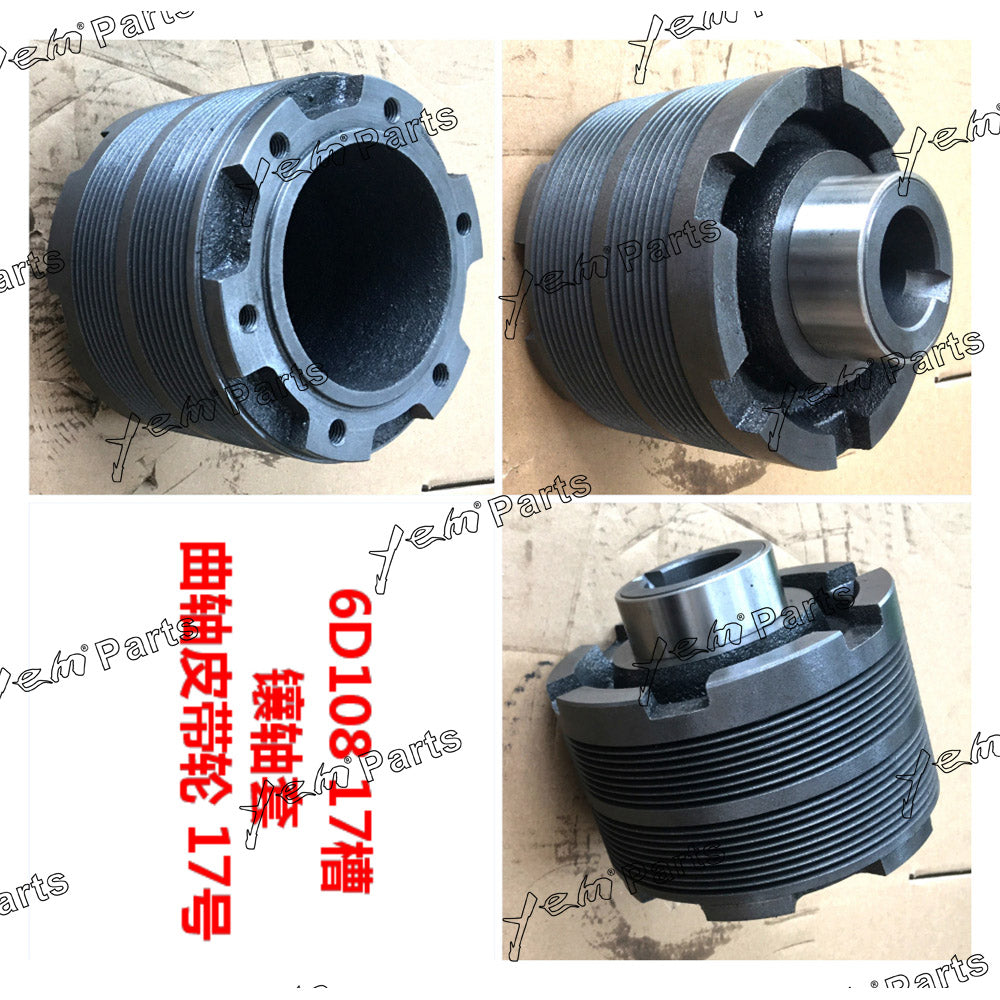 KOMATSU 6D108 CRANKSHAFT PULLEY 6222-33-1410 For Komatsu