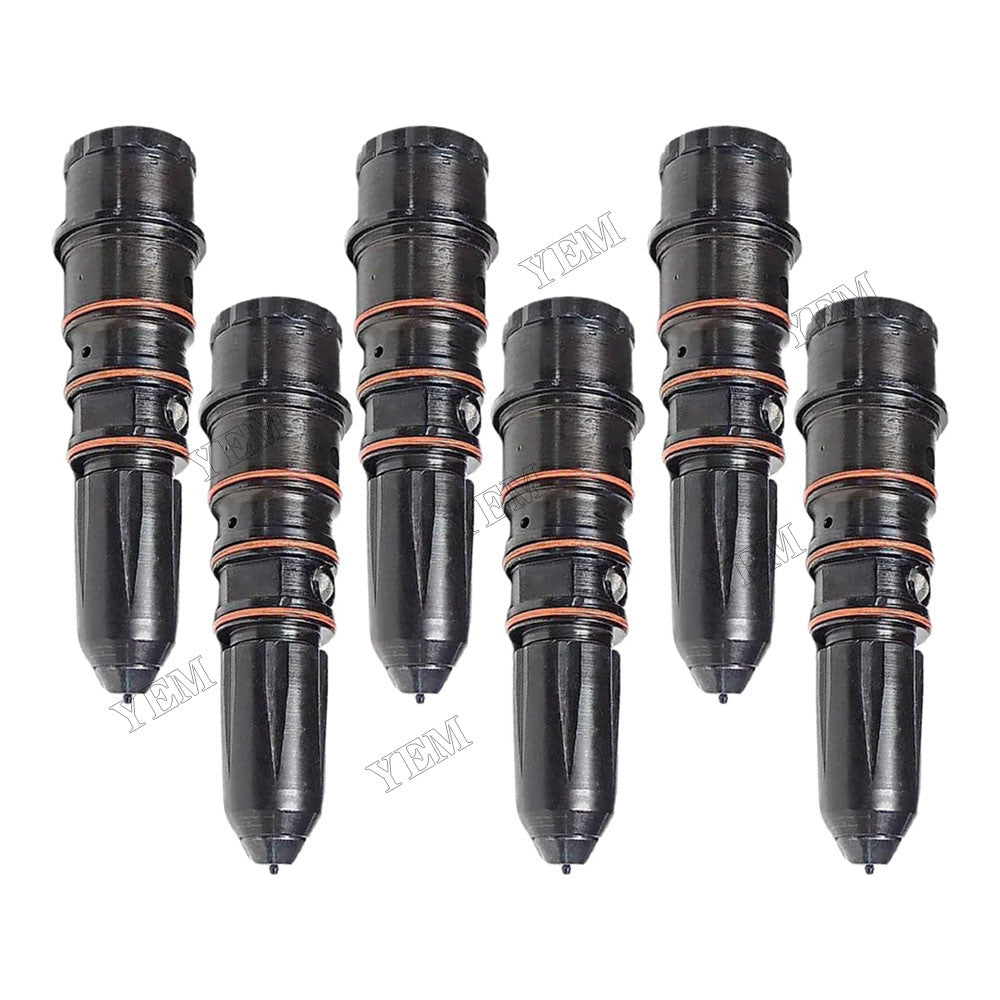 For Cummins Engine NH855 N855 NT855 NTA855 KTA19 6 Pcs Fuel Injector 3069767 3059424 For Cummins