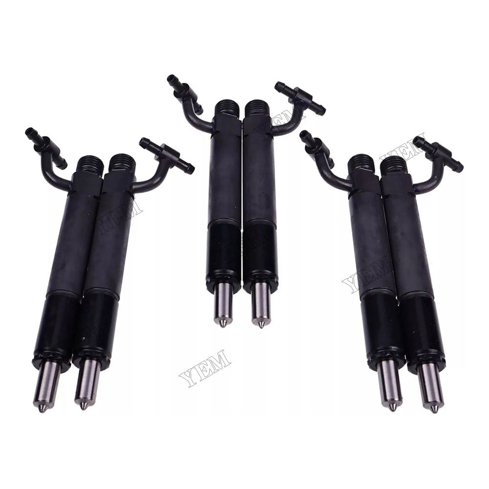For Navistar Engine DT466 DTA466 6 PCS Fuel Injector With Nozzle 1817394C91 781800