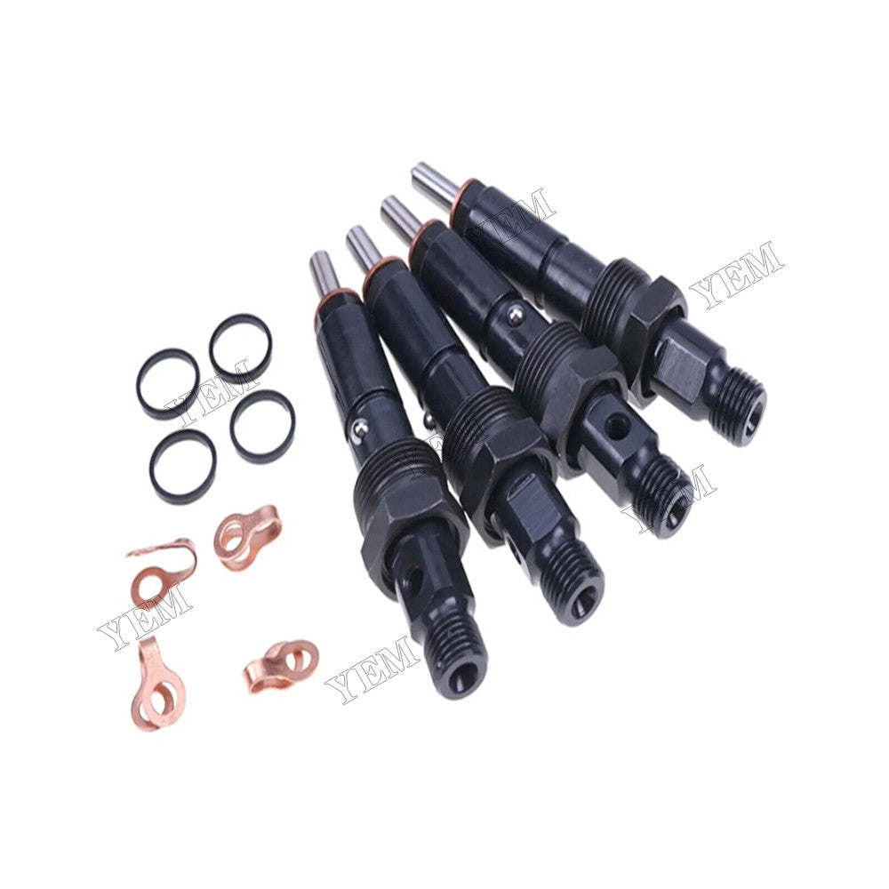 For CASE PX85 New Holland F4GE0454E D666 Engine 4Pcs Fuel Injector 2852869 For Case