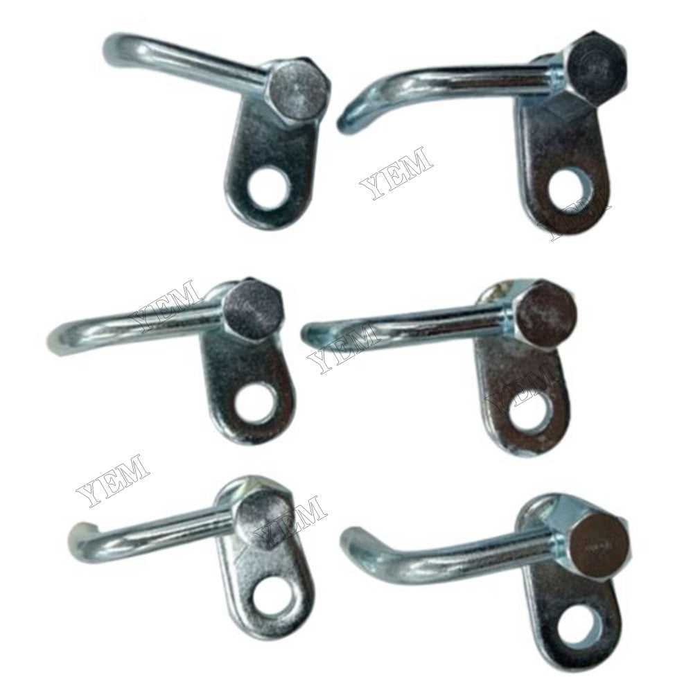 For Komatsu Engine S6D125 6D125 Excavator PC400-6 PC450-8 6PCS Piston Cooling Nozzle 6151-22-1810