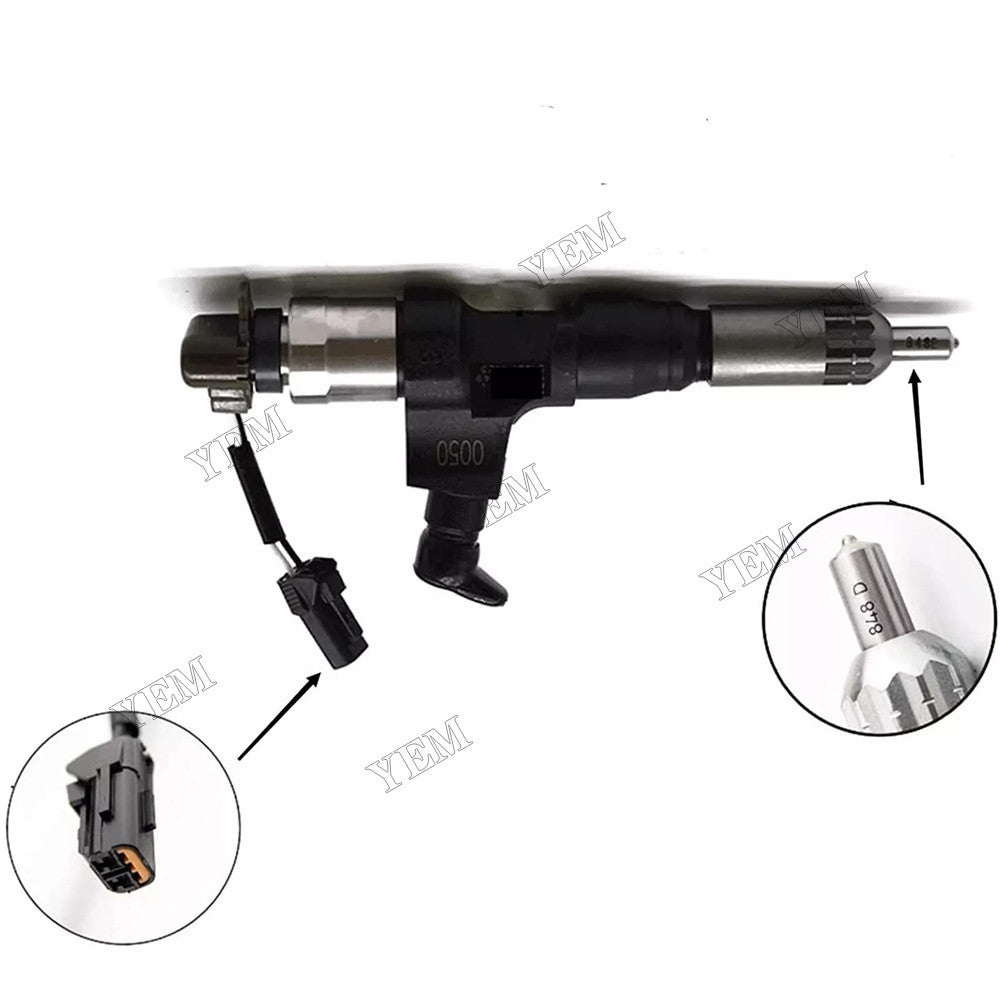 For Hino Fuel Injector 095000-5300 23670-E0130 For Hino