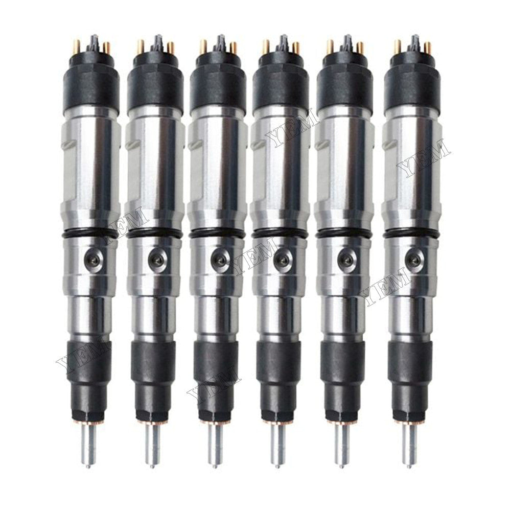 For Renault Engine DXi 7 Truck Midlum 240.12 240.14 240.16 280.12 280.16 6 Pcs Fuel Injector 0445120074