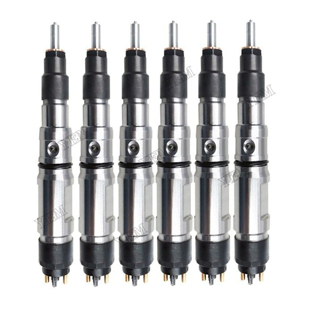 For Renault Engine DXi 7 Truck Midlum 240.12 240.14 240.16 280.12 280.16 6 Pcs Fuel Injector 0445120074 For Renault