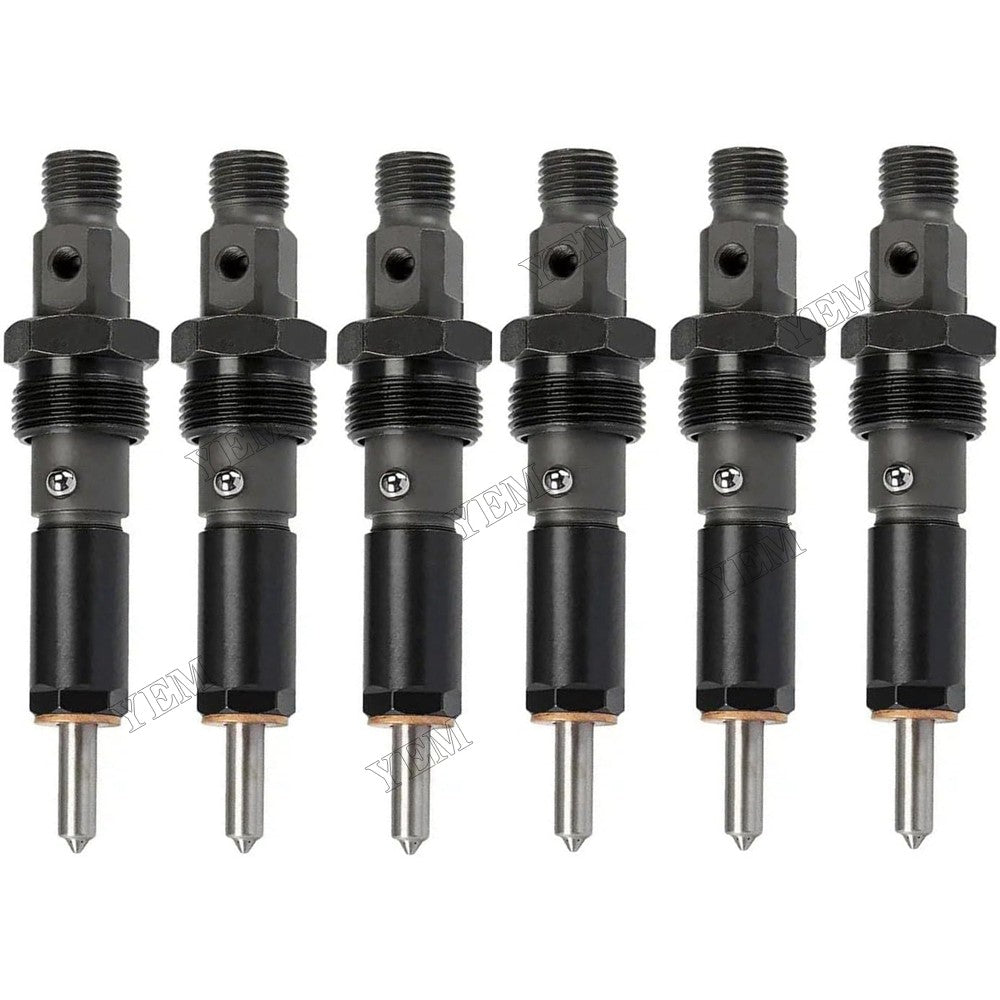 For Cummins Engine 6B5.9 ISB6.7 QSB3.9 QSB5.9 Hyundai Wheel Loader HL740-7 HL740TM-7 HL757-7 HL757TM-7 6Pcs Fuel Injector 3939696 For Cummins