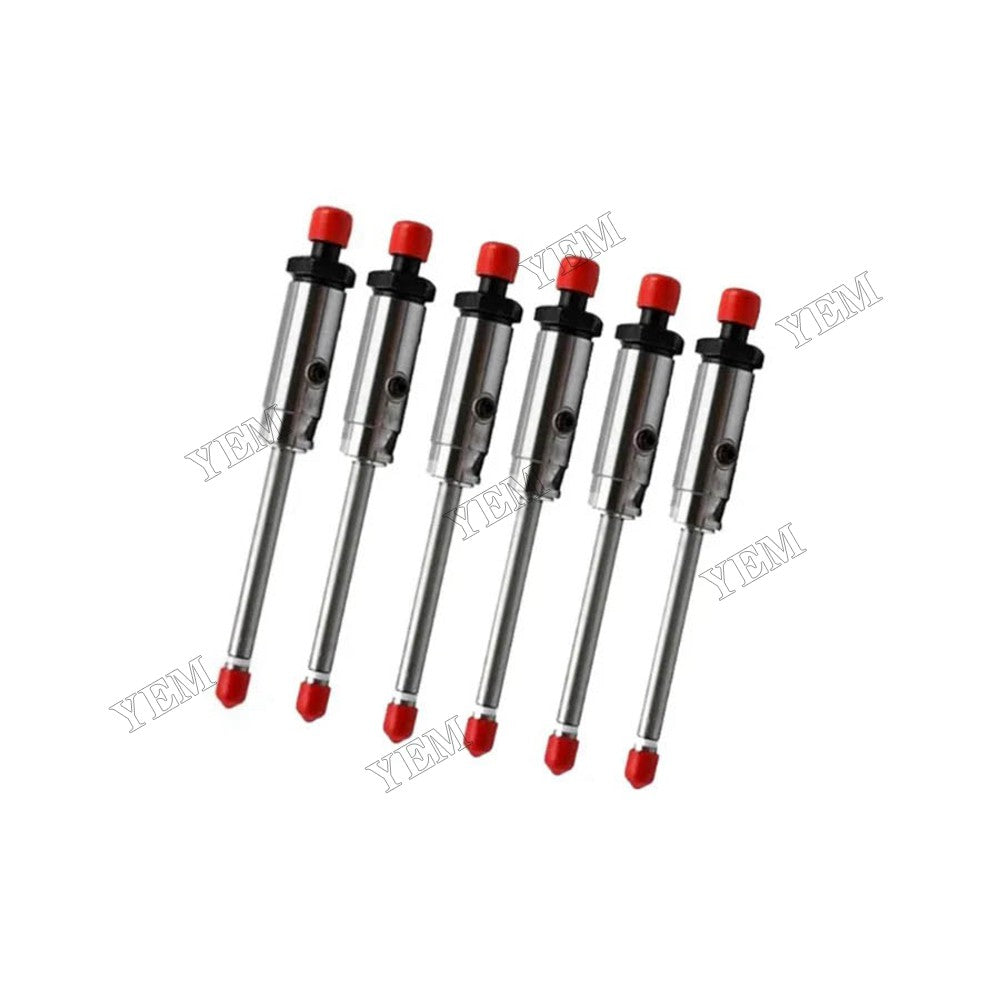 For Caterpillar CAT Engine 3306 3306B Tractor D6H D6D D6R 6 PCS Fuel Injector 7W-7038 0R-4124 For Caterpillar