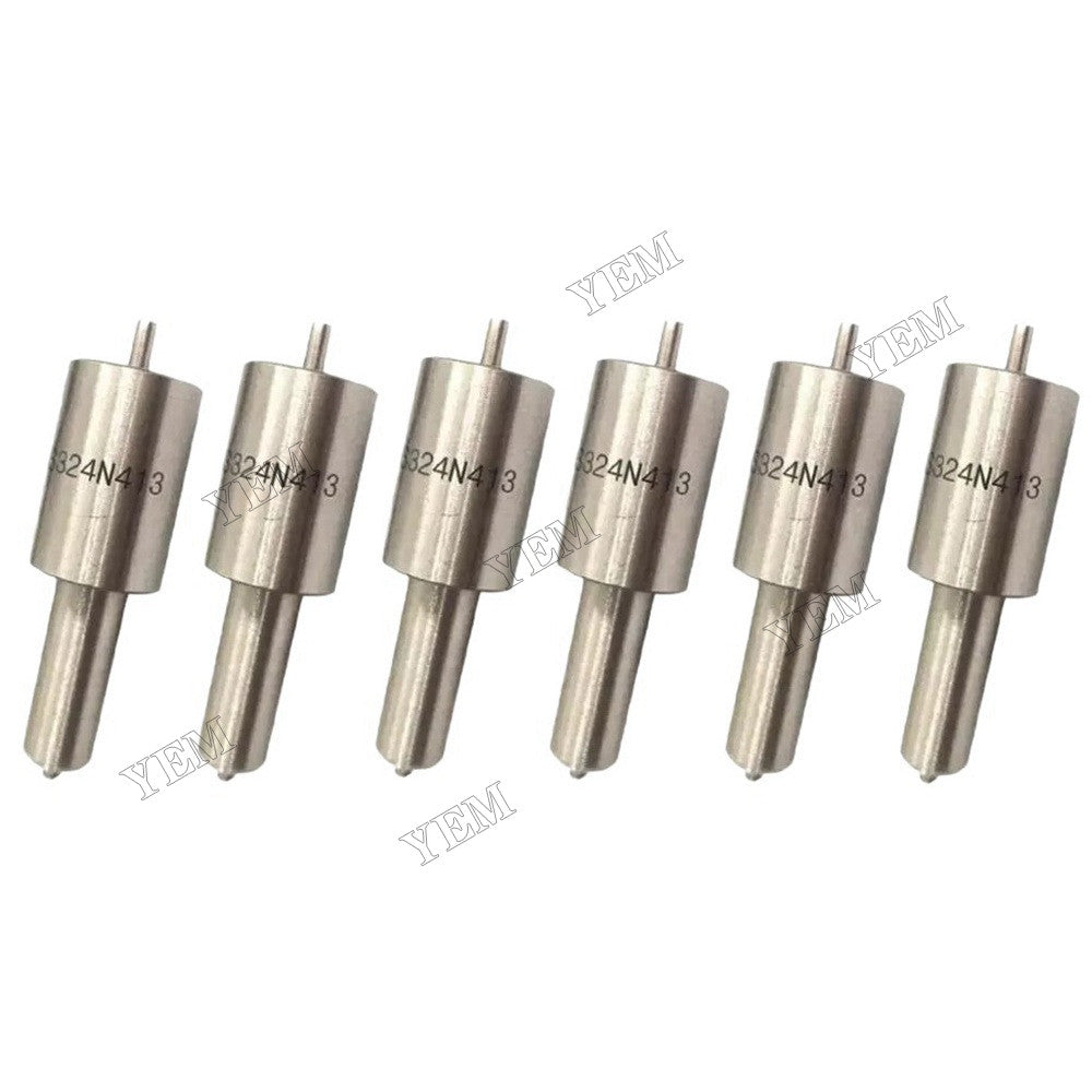 For ISUZU Engine 6BD1 6 PCS Fuel Injector Nozzle DLLA154S324N413 105015-4130