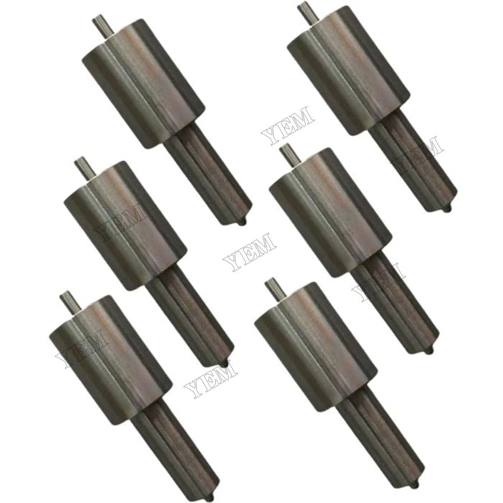 For Hino Engine EP100 EP100T Hitachi Excavator EX300-1 6 Pcs Fuel Injector Nozzle 236401360A