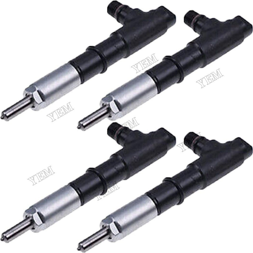 For Kubota Engine V3300 V3800 Hyundai Loader HSL800-7 4Pcs Fuel Injector 1G514-53003 For Kubota