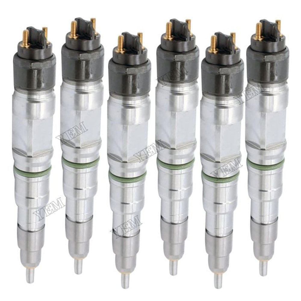 For MAN Engine D2066LF11D2066LF12 D2066LF13 D2066LF14 D2066LF21 6PCS Fuel Injector 51101006064 51101006126 51101009126