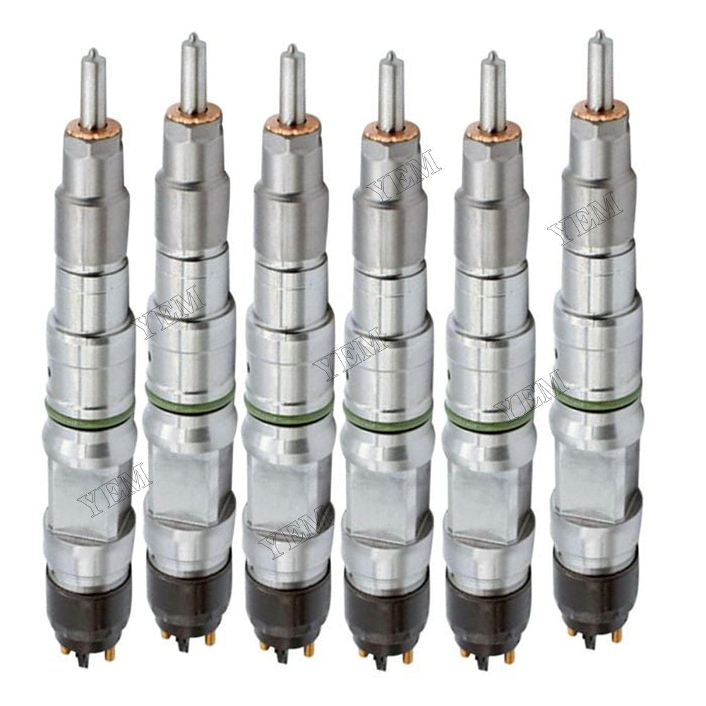 For MAN Engine D2066LF11D2066LF12 D2066LF13 D2066LF14 D2066LF21 6PCS Fuel Injector 51101006064 51101006126 51101009126 For MAN