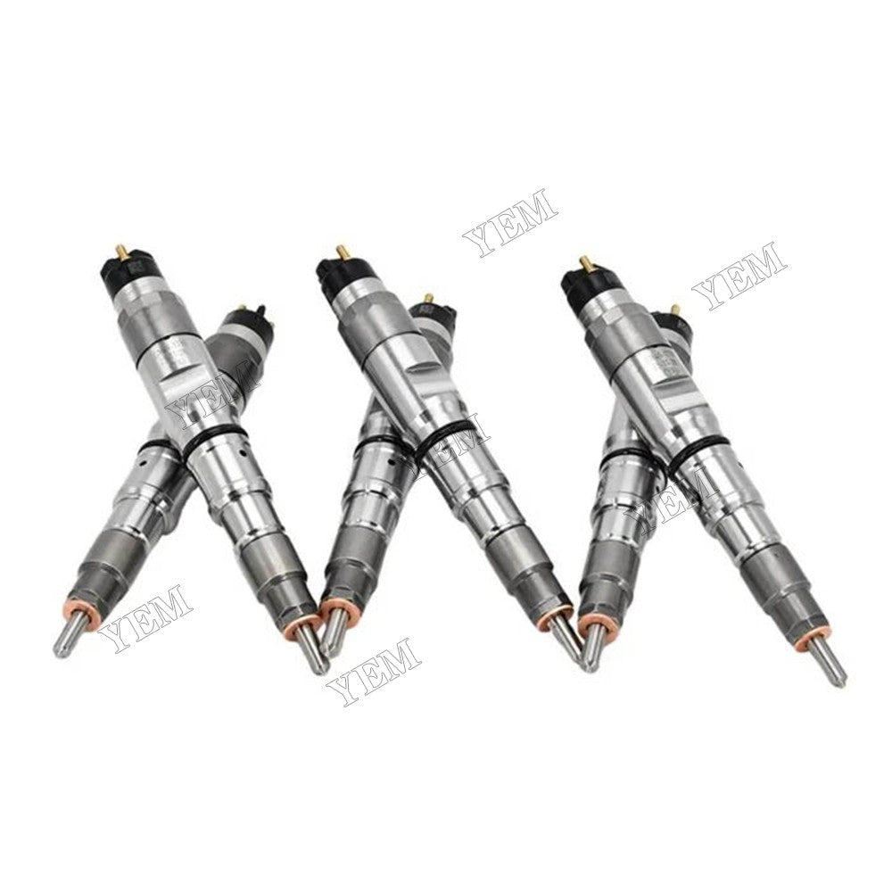 For Doosan Daewoo Engine DE08 6 Pcs Fuel Injector 65.10101-7050A 65101017050A For Daewoo