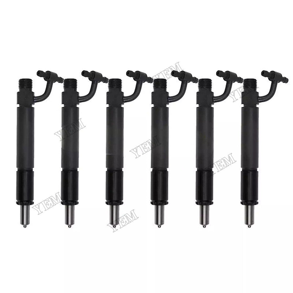 For Navistar Engine DT466 DTA466 6 PCS Fuel Injector With Nozzle 1815402C91 781695