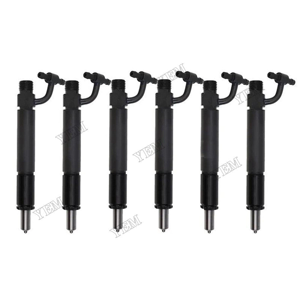 For Navistar Engine DT360 DTA360 6 PCS Fuel Injector With Nozzle 1815409C91 781696