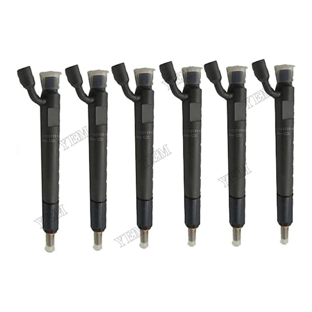 For Cummins 8.3L CASE 6831T 6831TA Engine 6 PCS Fuel Injector 3802755 J930525