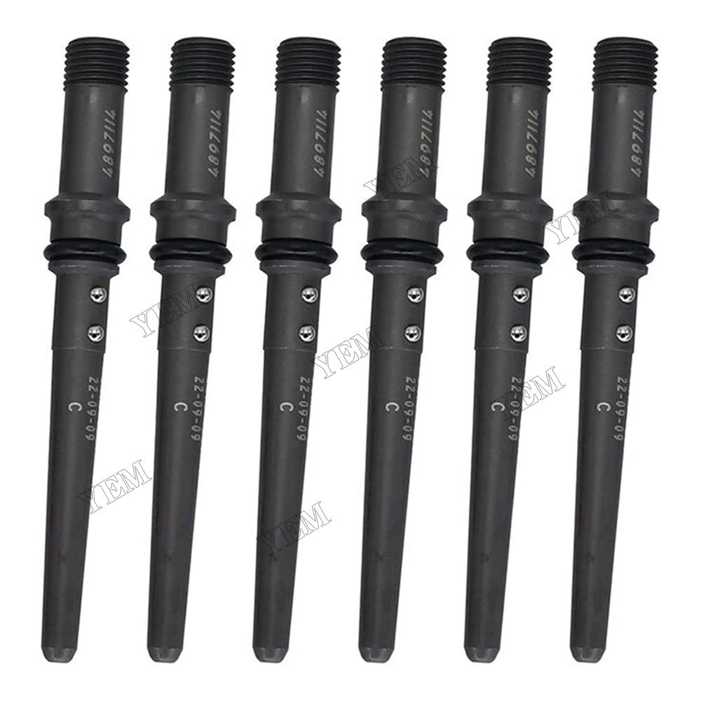 For Cummins Engine 4B3.9 ISB ISB5.9 ISBE4 6Pcs Fuel Injector Connect Tube 4897114 For Cummins
