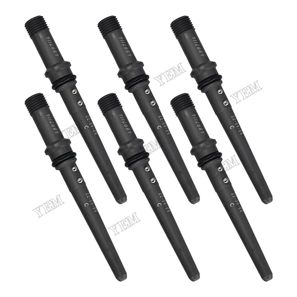 For Cummins Engine 4B3.9 ISB ISB5.9 ISBE4 6Pcs Fuel Injector Connect Tube 4897114 For Cummins