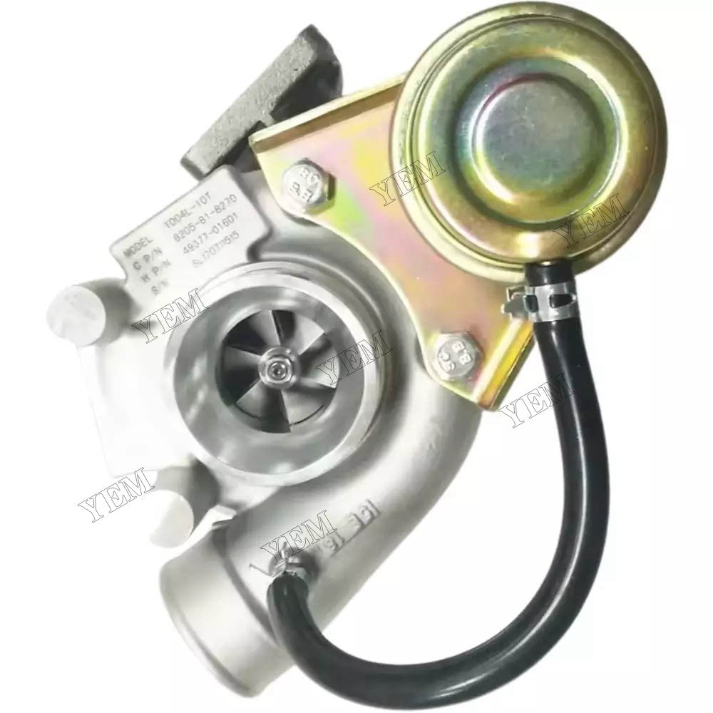 For Komatsu Engine S6D125 6D125 6D125E Turbo TV7705 Turbocharger 6150-81-8300 6152-81-8200 For Komatsu