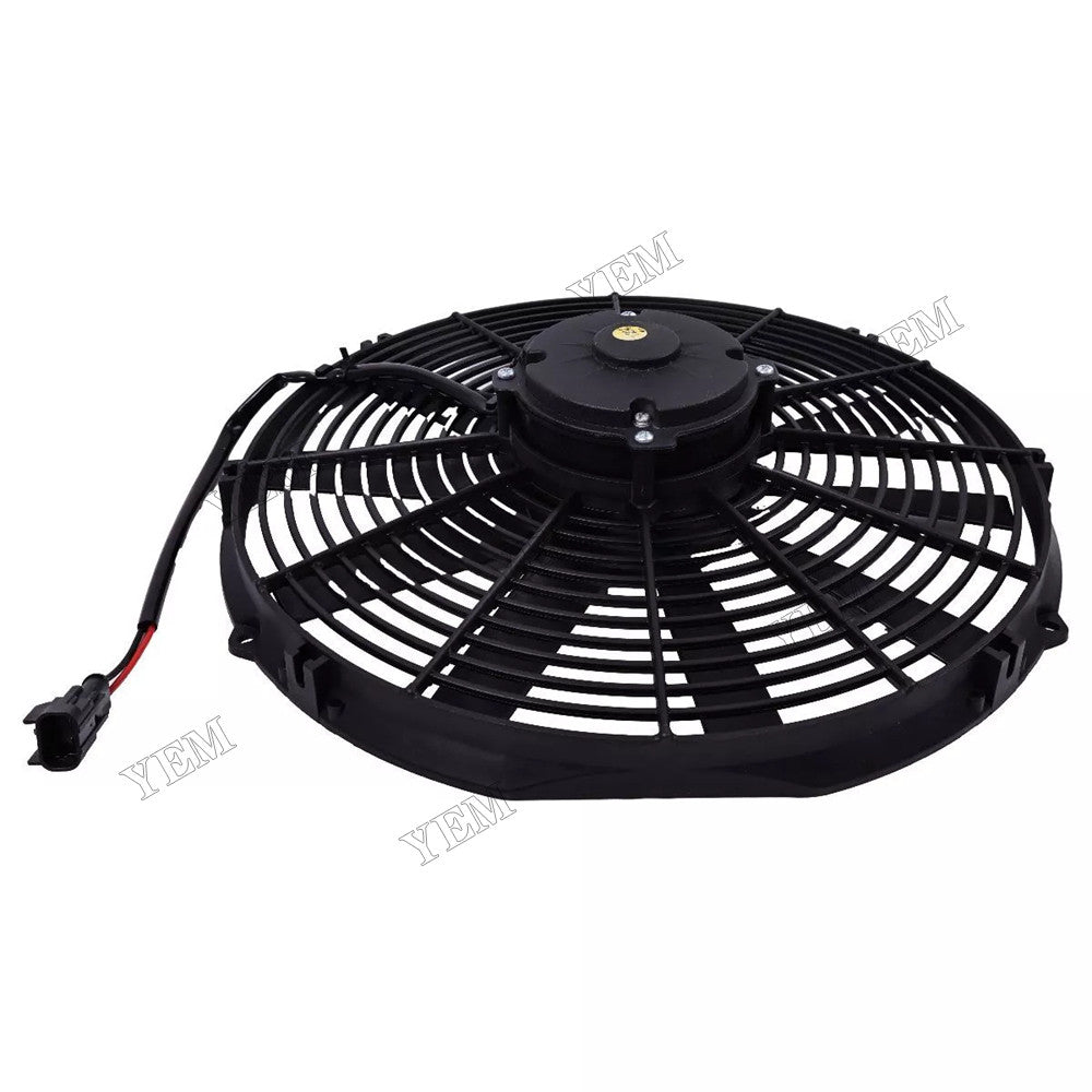 For Excavator Bulldozer Loader Roller Crane Truck Trailer 12V 14 Aftermarket Spal 30101509 VA08-AP51/C-23A Medium Profile Electric Puller Fan
