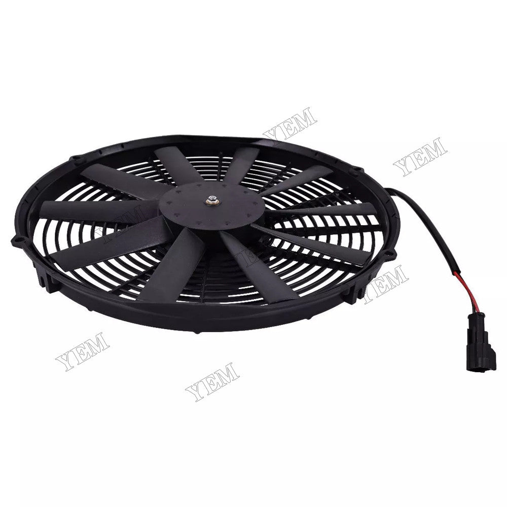 For Excavator Bulldozer Loader Roller Crane Truck Trailer 12V 14 Aftermarket Spal 30101509 VA08-AP51/C-23A Medium Profile Electric Puller Fan For Excavator