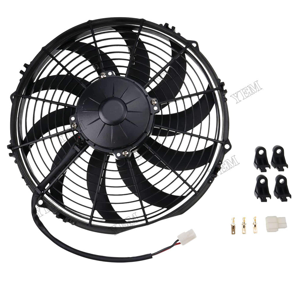 For Spal 12 Medium Profile Puller Fan 30101504 VA10-AP50/C-25A For Spal